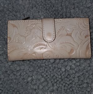 Patricia Nash wallet, tooled.